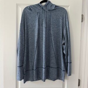 Danskin Women’s Heathered Blue Hooded Sweater